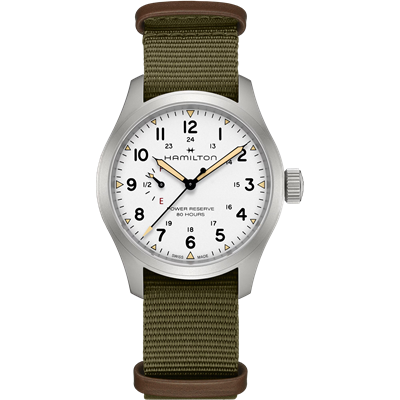 RELOJ HAMILTON H69509910  Khaki Field Mechanical Power Reserve HOMBRE 40 mm